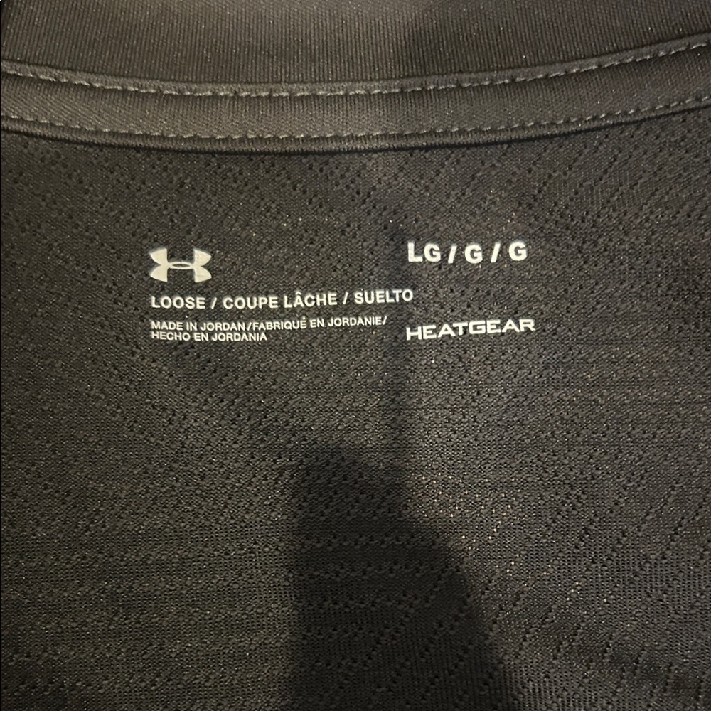Under Armour Charcoal Patterned Half-Zip Top - image 2